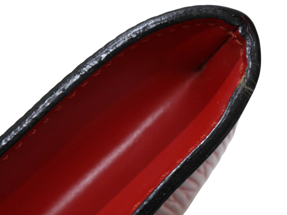LOUIS VUITTON Pochette Accessoires Epi Leather Red Accessory Pouch Clutch Bag
